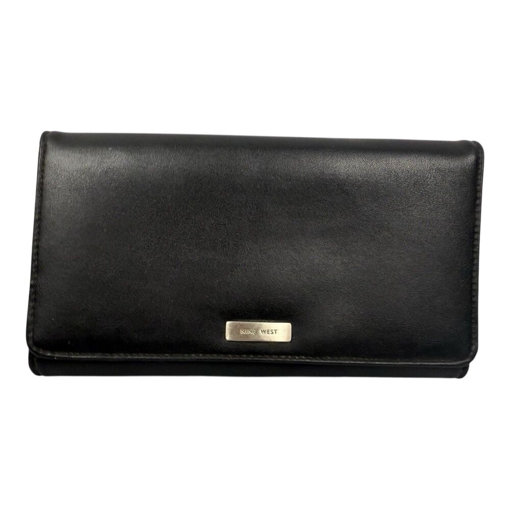 Nine West Women's Wallet Black 7.5"x4.5"